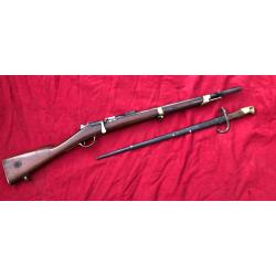 CARABINE GRAS 1874/80 VARIANTE SURPLUS BELGE POUR L'EXPORT 1920 CAL 11 MM GRAS