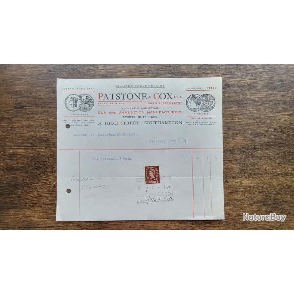 ANCIEN DOCUMENT PECHE