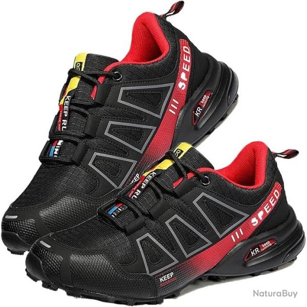 Chaussure de randonn�e 41 � 47 - Noir et rouge