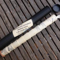 Tube complet de 10 Composition Exploding Primer Field Britanique WW2 Maquis R&eacute;sistance
