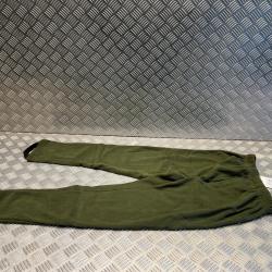 pantalon sous vetement bas isolant polaire kaki taille s ducatillon