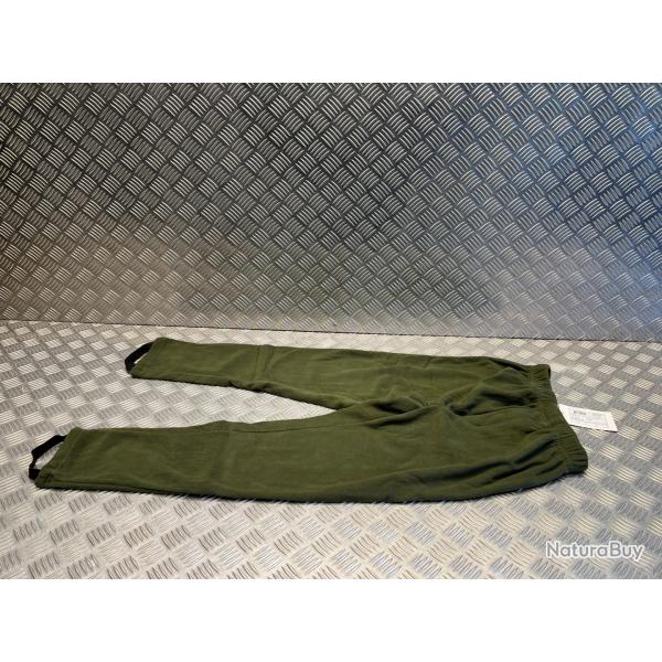 pantalon sous vetement bas isolant polaire kaki taille s ducatillon