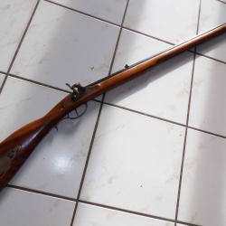 fusil USA 45 Kentucky crosse Anglaise trappeur chasseur ray&eacute; jamais tir&eacute; AP1986 Pedersoli