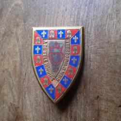 insigne &eacute;mail 93 eme r&eacute;giment d'infanterie