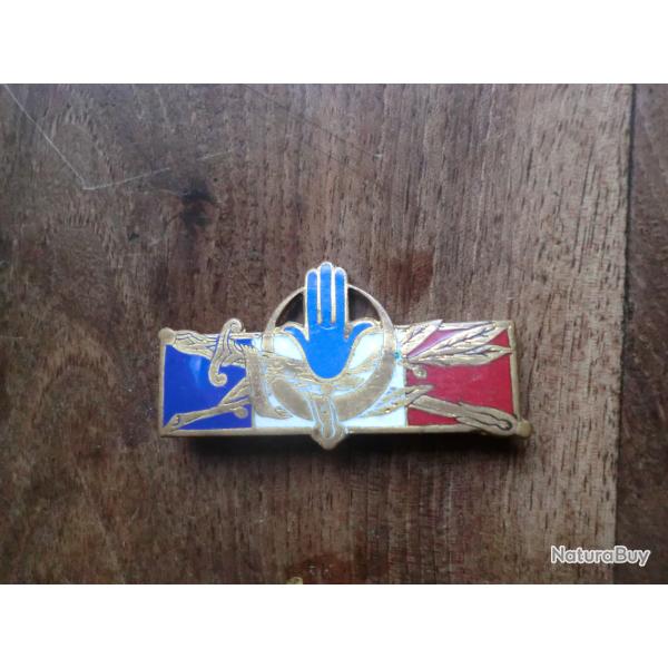 insigne �mail  forces fran�aise afrique du nord / drago paris