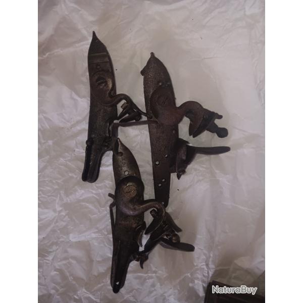 Lot de platines � silex