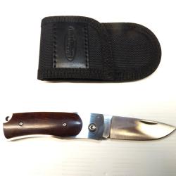 COUTEAU PLIANT FALLKNIVEN MODLE U1 - LAME DE 64MM - MANCHE EN BOIS DE FER