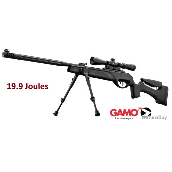 Carabine Gamo HPA IGR Cal 4.5 mm + Lunette 3-9 X 40 WR + bipied  /19.9 Joules