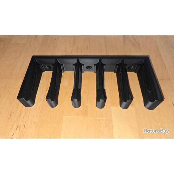 Support mural pour chargeur PMAG AR15 et Glock