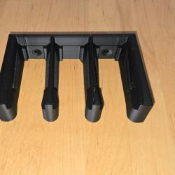Support mural pour chargeur PMAG AR15 et Glock (triple)