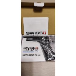 Pistolet Swiss Arms SA-24 Taurus PT24/7 m&eacute;tal CO2 4.5mm BB'S (2,6 joules) Neuf