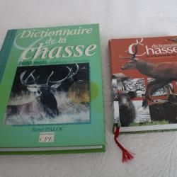 Lot 2 dictionnaires de la chasse