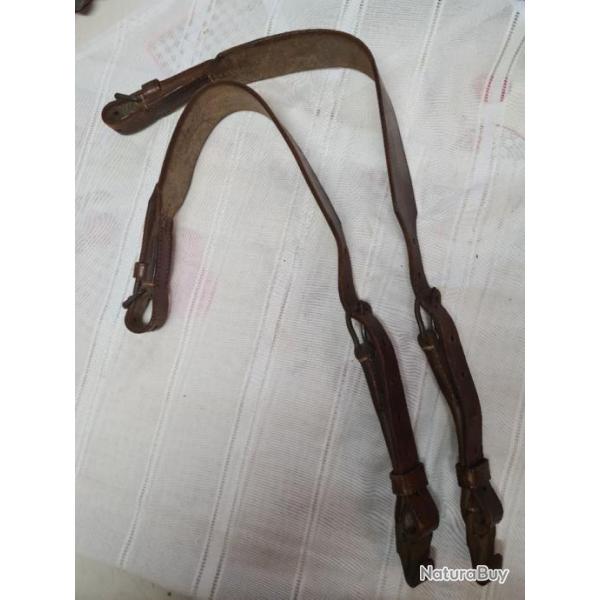 Paire de sangles originales WW2 pour Norv�gienne  A25   (1)