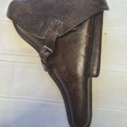 &Eacute;tui de PO8 marron dat&eacute; 1911  WW1 original   A25 (1)