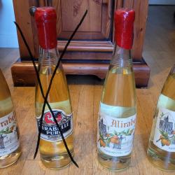 LOT de 3 Vieilles Bouteilles de MIRABELLE de LORRAINE (1973)