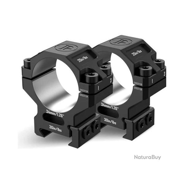 Collier Discovery 7075 - Dia 34mm - rail 21mm - haut