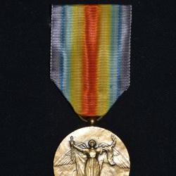 MEDAILLE INTERALLIEE DE LA VICTOIRE-MODULE DE CHARLES- GRANDE GUERRE 1914/1918