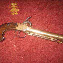 pistolet de combat, tromblon de marine 18me si&egrave;cle de grande taille