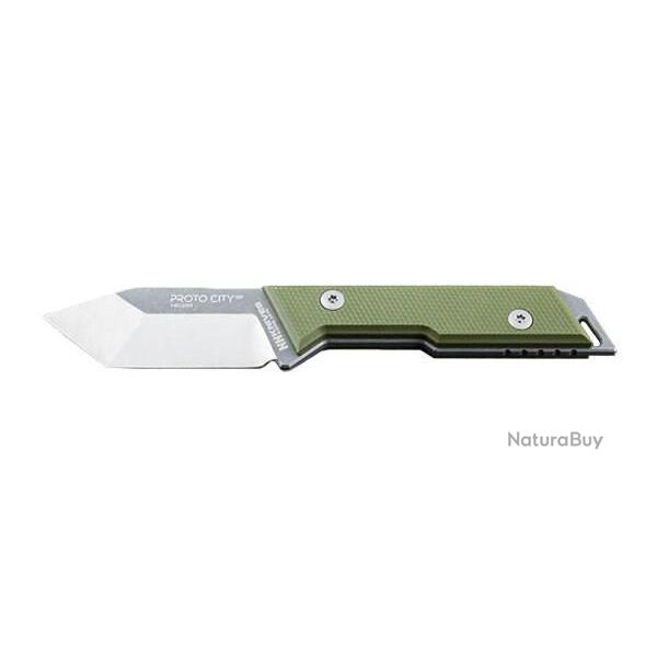 Couteau Fixe Proto City Tanto Vert NN Knives