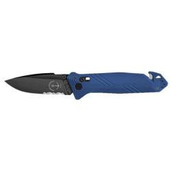 Couteau Pliant Bleu TB Outdoor CAC Marine Nationale 4 Fonctions