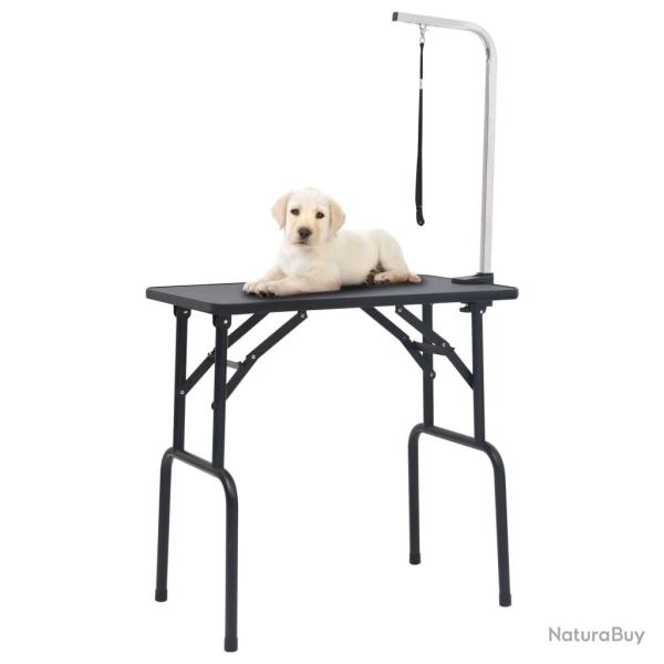 Table de toilettage r�glable pour chiens avec 1 boucle