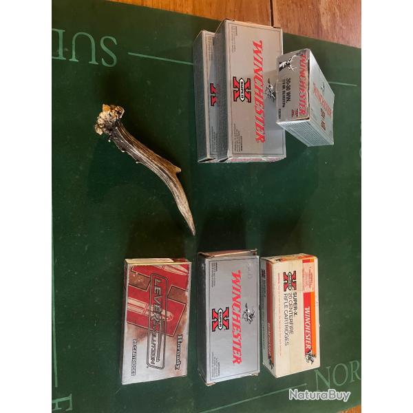 Winchester 94AE, calibre 30-30 winchester + munitions.