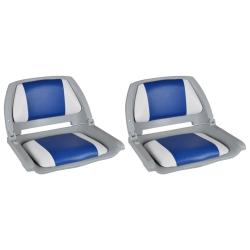Si&egrave;ges de bateau lot de 2 Dossier pliable avec oreiller