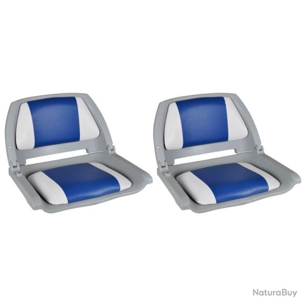 Si�ges de bateau lot de 2 Dossier pliable avec oreiller