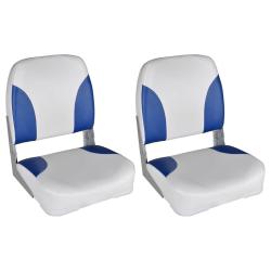Si&egrave;ges de bateau lot de 2 Dossier pliable avec oreiller