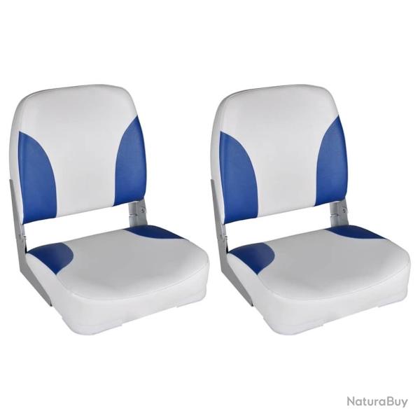 Si�ges de bateau lot de 2 Dossier pliable avec oreiller
