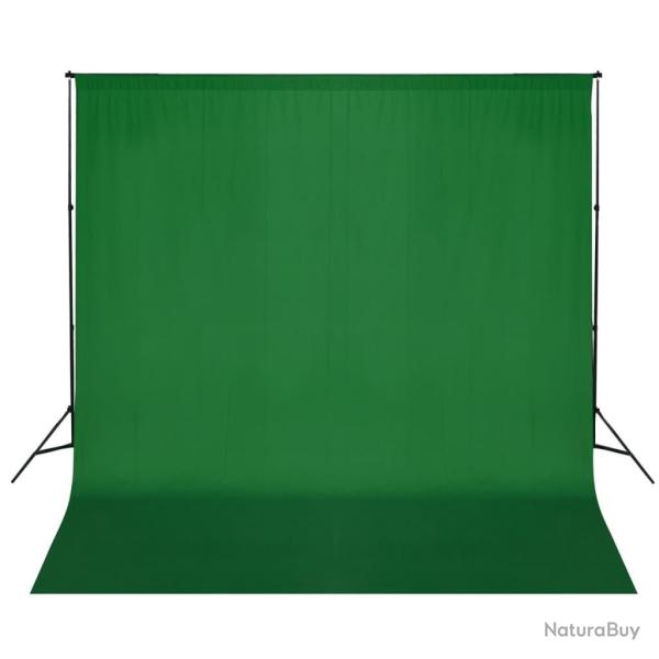 Syst�me de support de toile de fond 600 x 300 cm Vert alsavelo