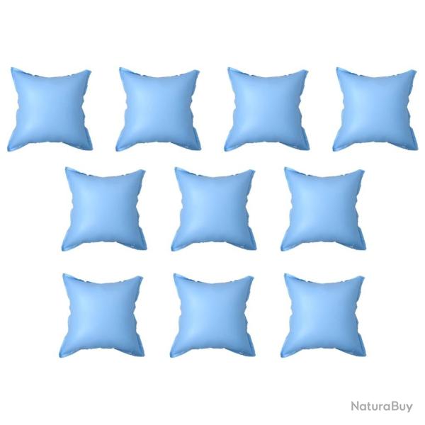 Oreillers gonflables de housse de piscine hors sol 10 pcs PVC
