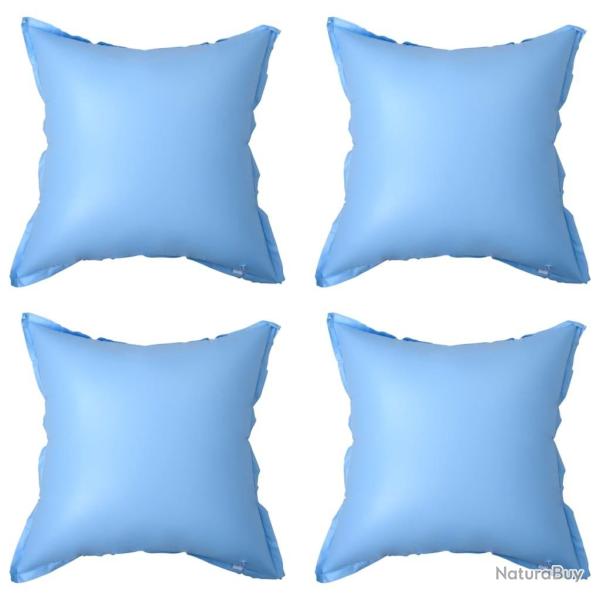 Oreillers gonflables de housse de piscine hors sol 4 pcs PVC