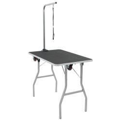Table de toilettage pour chien portable avec roulettes alsavelo