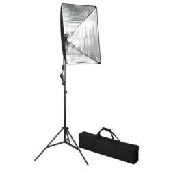 Lampe de photo studio avec diffuseur softbox 60 x 40 cm alsavelo
