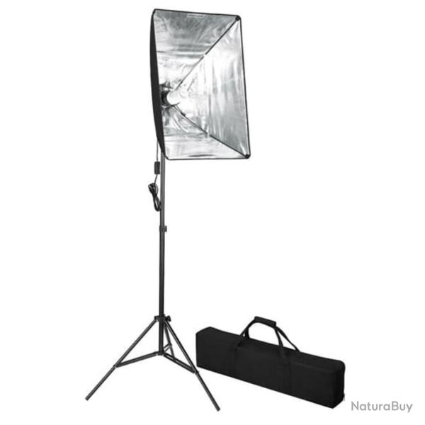 Lampe de photo studio avec diffuseur softbox 60 x 40 cm alsavelo