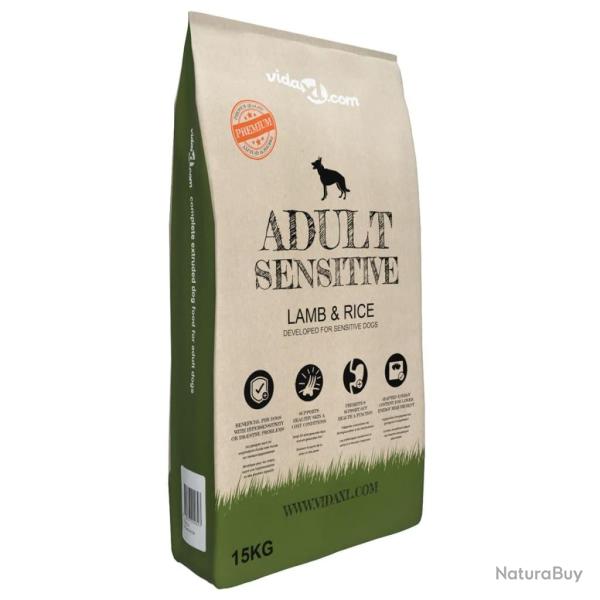 Nourriture s�che pour chiens Adult Sensitive Lamb & Rice 15 kg alsavelo