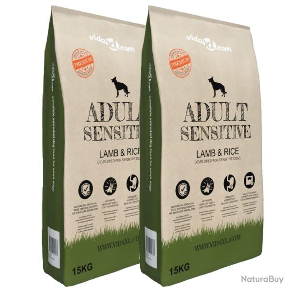 Nourriture pour chiens Adult Sensitive Lamb & Rice 2 pcs 30 kg