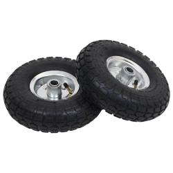 Roue de diable 2 pcs Caoutchouc 4.10/3.50-4 (260 x 83 mm)