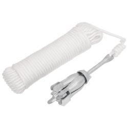 Ancre pliable avec corde argent&eacute; 1,5 kg fer mall&eacute;able