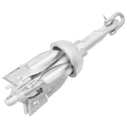 Ancre pliable argent&eacute; 0,7 kg fonte galvanis&eacute;e &agrave; chaud