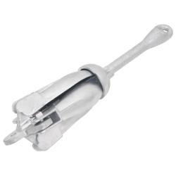 Ancre pliante argent&eacute; 3,2 kg fer mall&eacute;able