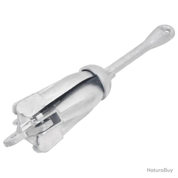 Ancre pliable argent� 4 kg fonte galvanis�e � chaud alsavelo