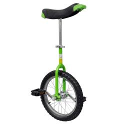 Monocycle ajustable vert 16 pouces alsavelo