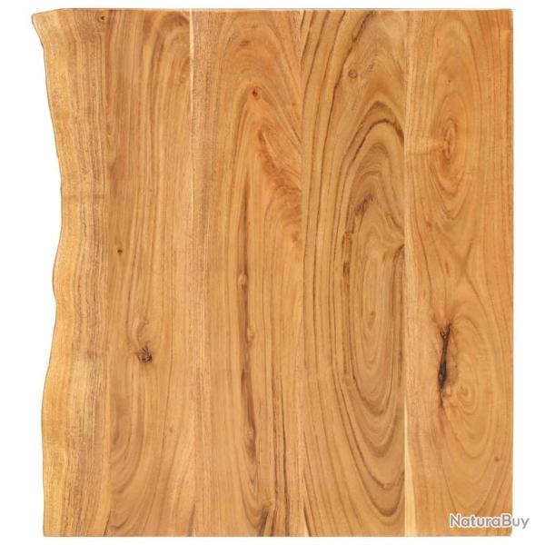 Dessus de meuble-lavabo de salle de bain Acacia 80x52x3,8 cm