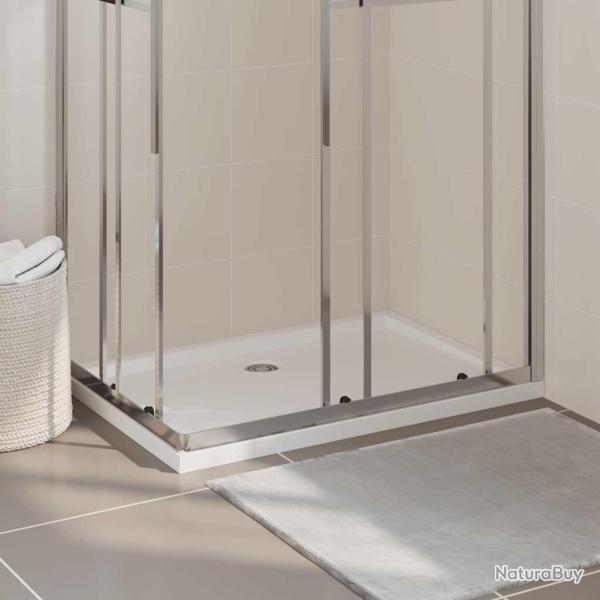 Receveur de douche rectangulaire ABS Blanc 70x100 cm