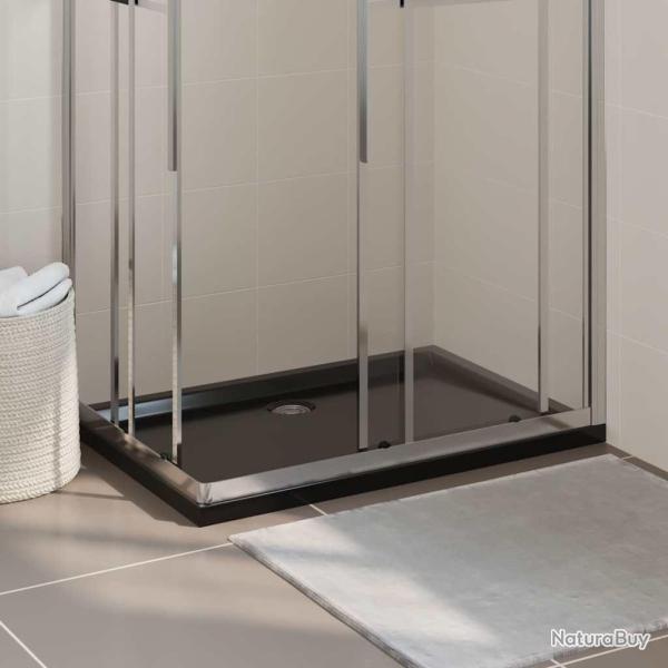 Receveur de douche rectangulaire ABS Noir 70x100 cm