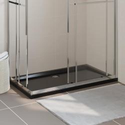 Receveur de douche rectangulaire ABS Noir 70x120 cm