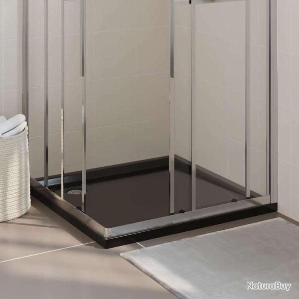 Receveur de douche carr� ABS Noir 90x90 cm