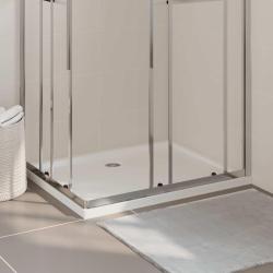 Receveur de douche rectangulaire ABS 80x100 cm